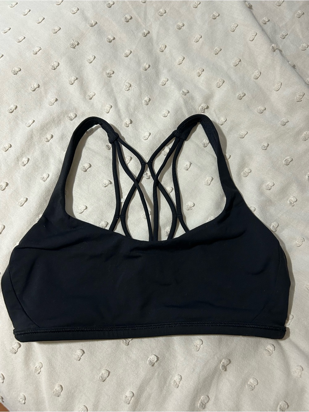 Lululemon black Strappy Women's Sports Bralette